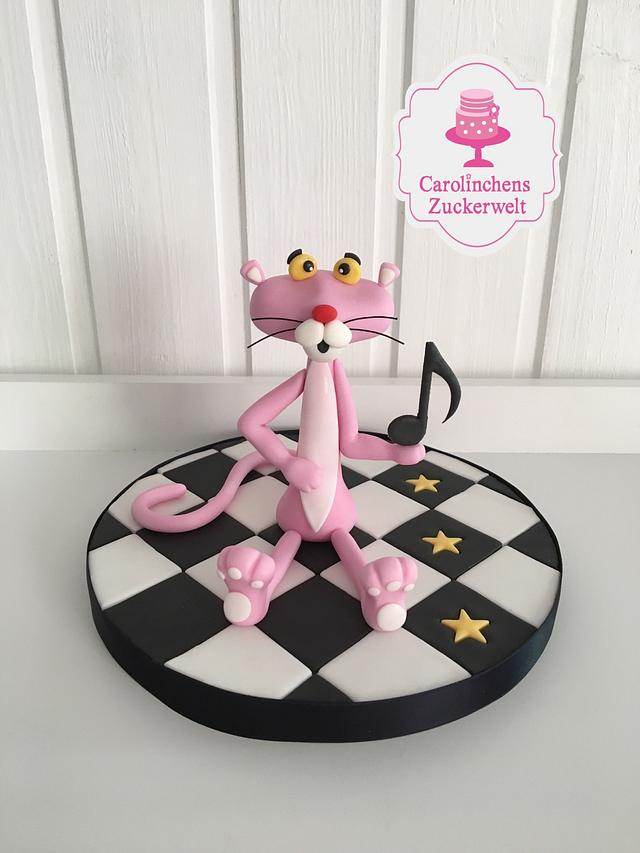 💕 Pink Panther 💕 - Decorated Cake by Carolinchens - CakesDecor