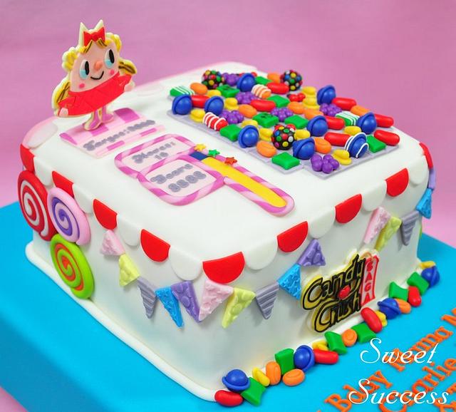 Candy Crush Cake - Cake by Sweet Success - CakesDecor