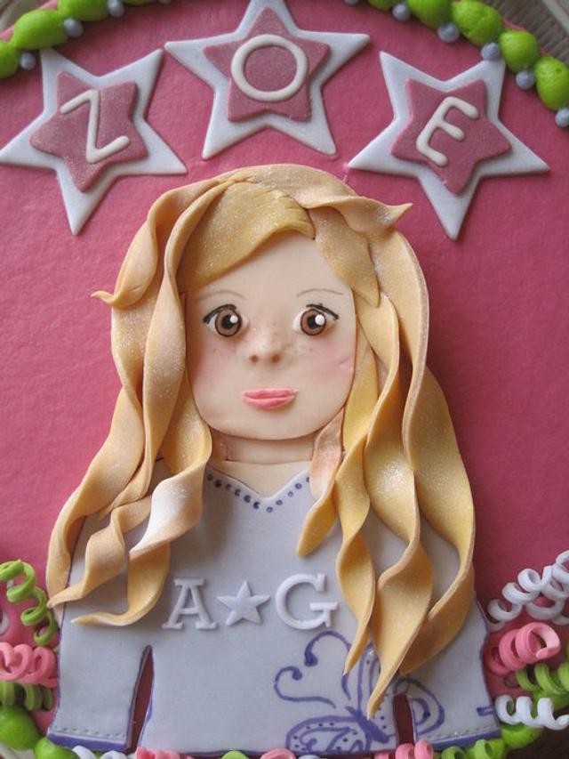 Ameican Girl Doll cake