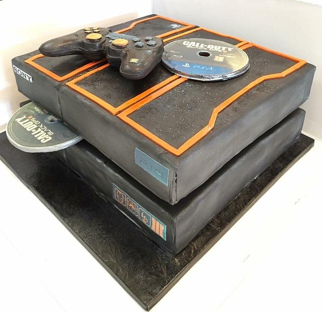 PS4 themed cake - Cake by Tiers of joy - CakesDecor