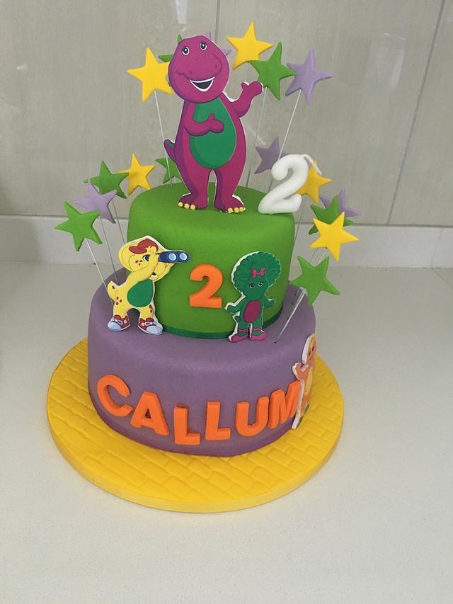 Barney and friends - Decorated Cake by Rhona - CakesDecor