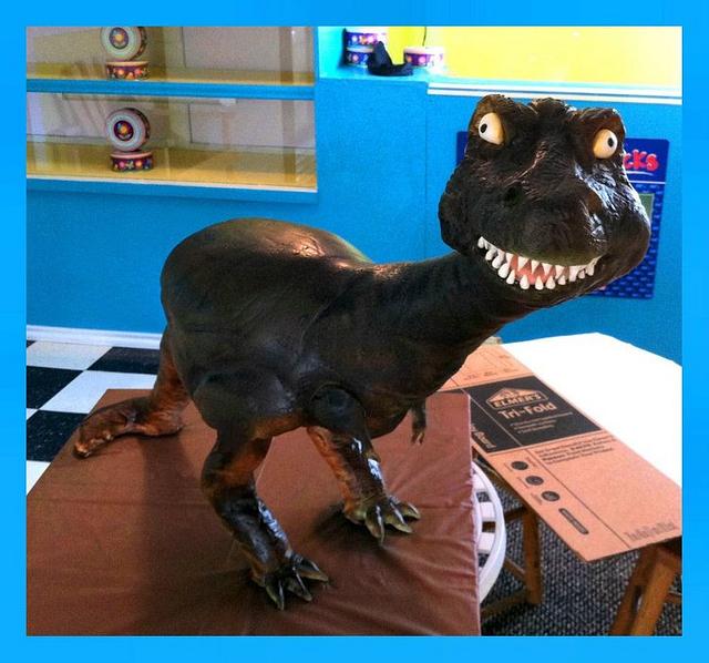 Dinosaur T-Rex - Cake by FlourPowerBrwd - CakesDecor