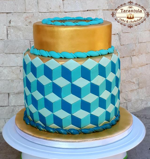 Cake diamonds Cake by Liuba Stefanova CakesDecor