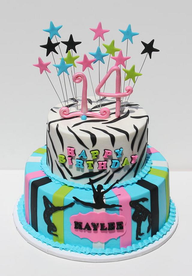 Little Gymnasts - Cake by Kerrin - CakesDecor