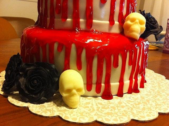 Bloody Halloween Cake