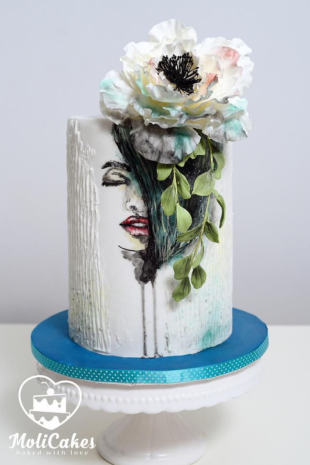 Hand painted ... - Decorated Cake by MOLI Cakes - CakesDecor