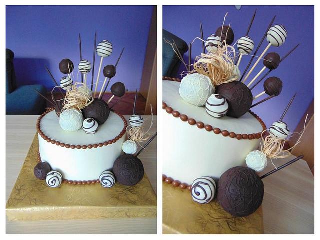 Chocolate balls - Decorated Cake by Zaklina - CakesDecor