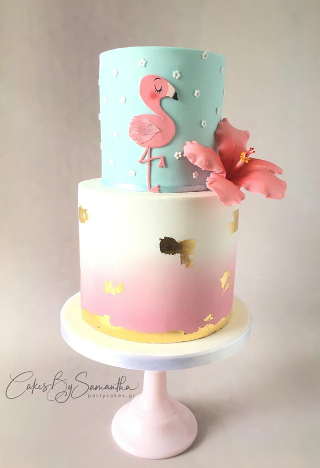 Flamingo Cake 