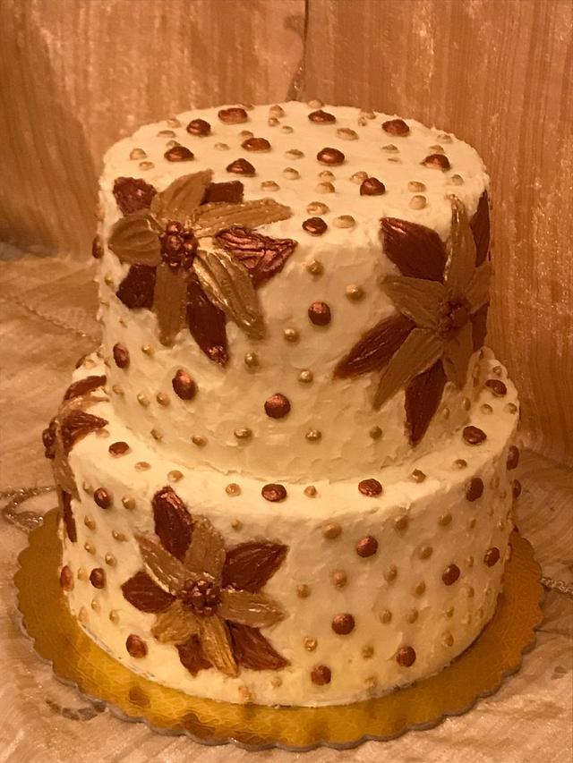 Shiny winter cake