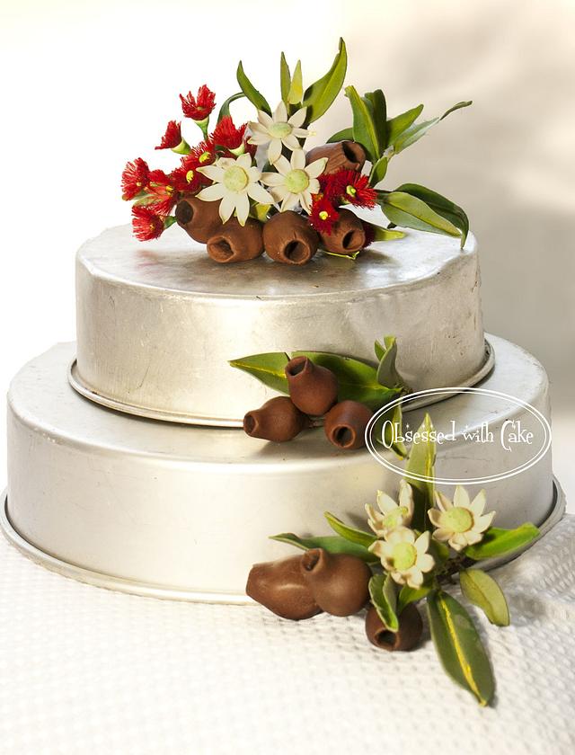 Australian Native Flowers Cake By Ozgirl39 Cakesdecor