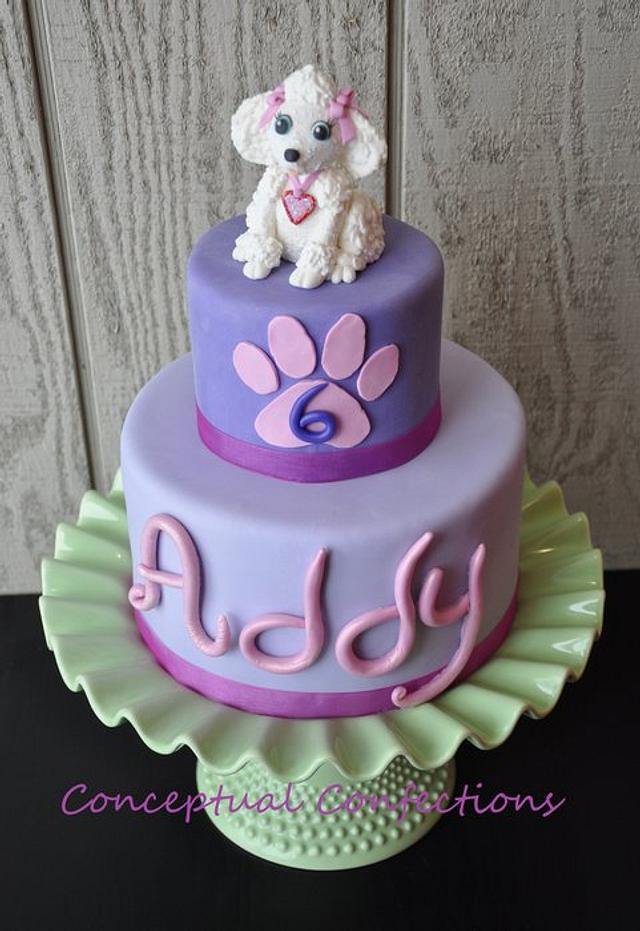 Fashionista Dog Themed Birthday Cake By Jessica Cakesdecor