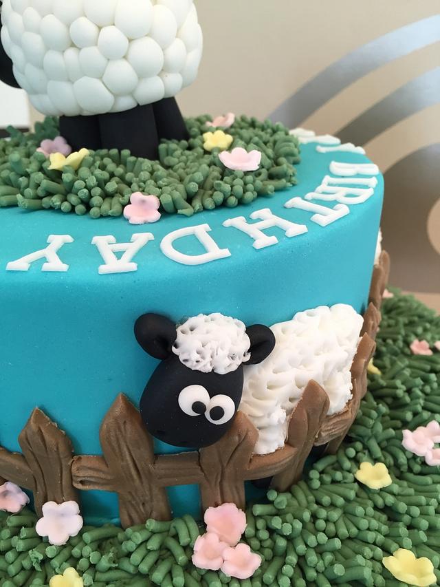 Sheep cake Cake by Jill saunders CakesDecor