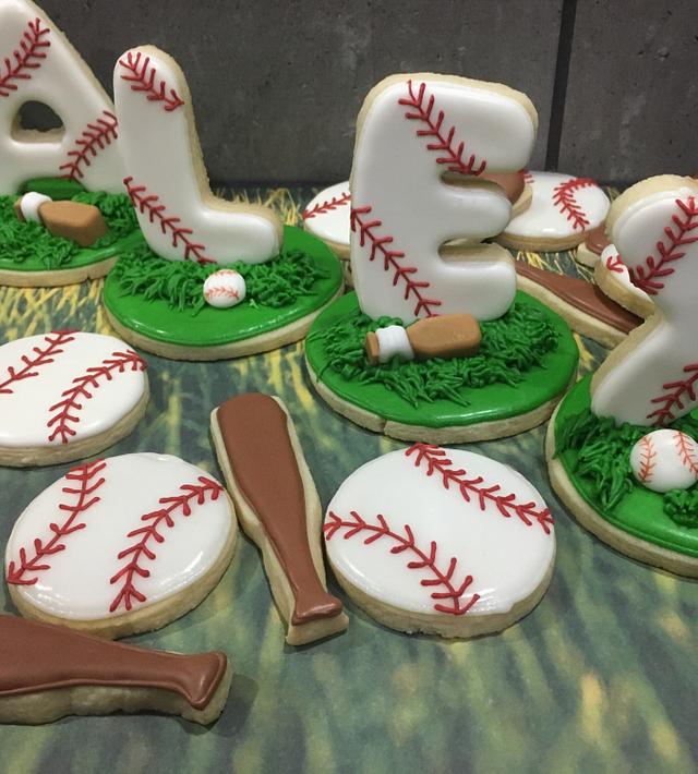 Royals baseball cookies - Cake by Pipe Dream Cupcakery - CakesDecor