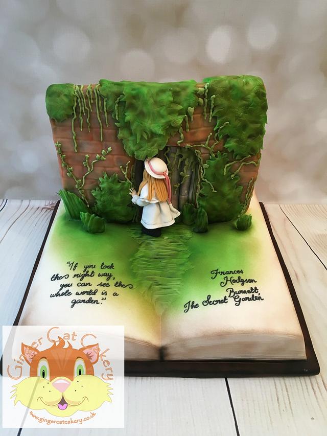 The Secret Garden - Cake by Elaine - Ginger Cat Cakery - CakesDecor