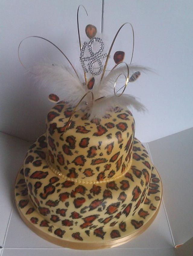 leopard print - Cake by tiger - CakesDecor