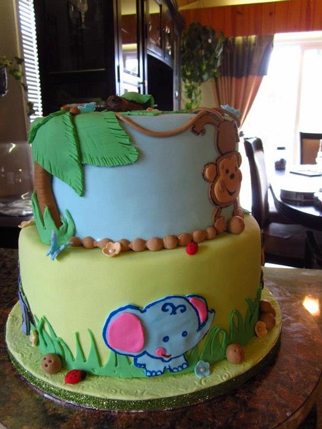 Jungle fun - Cake by Frostilicious Cakes & Cupcakes - CakesDecor
