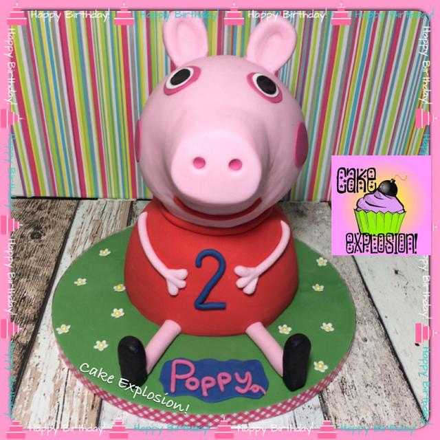Miss Cupcakes» Blog Archive » Peppa pig picnic birthday cake