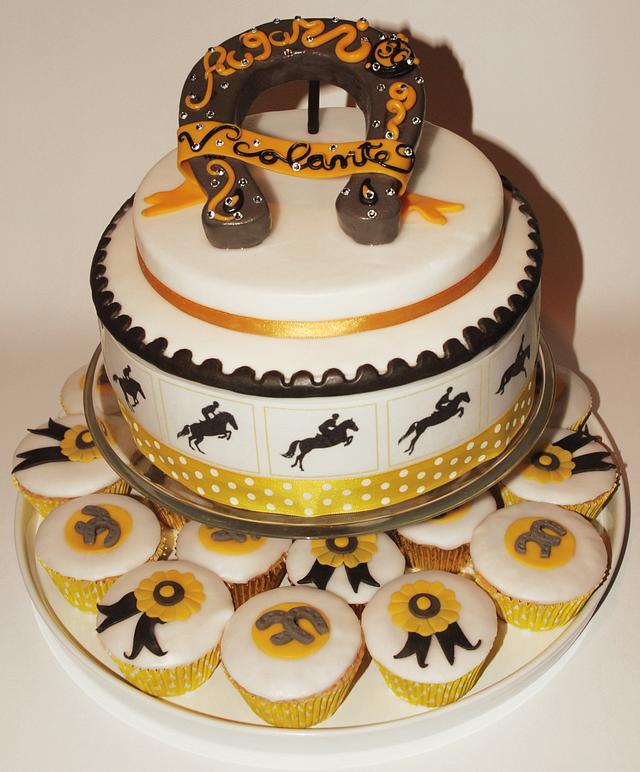 horseshoe cake Decorated Cake by Raffaella CakesDecor