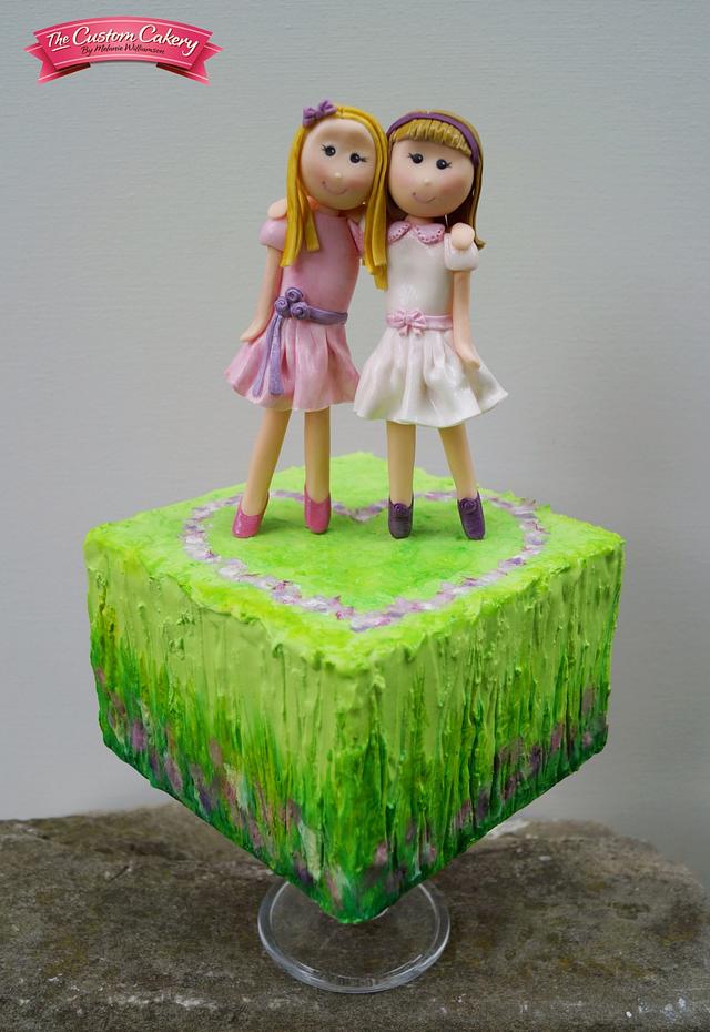 Friends Quotes Design Cake | Custom Cake Bakery - CrÔøΩme Castle – Creme  Castle
