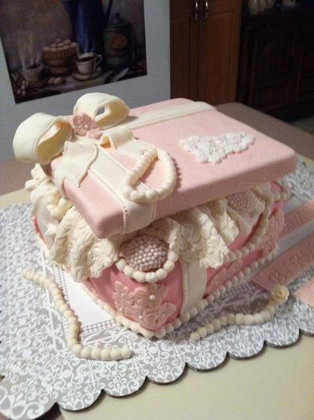 Pink Cake Box