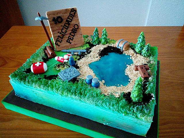 TARTA FORTNITE - Decorated Cake by Camelia - CakesDecor