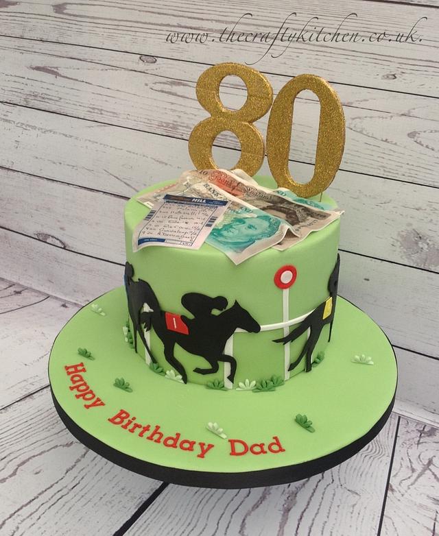 Horse Racing themed cake