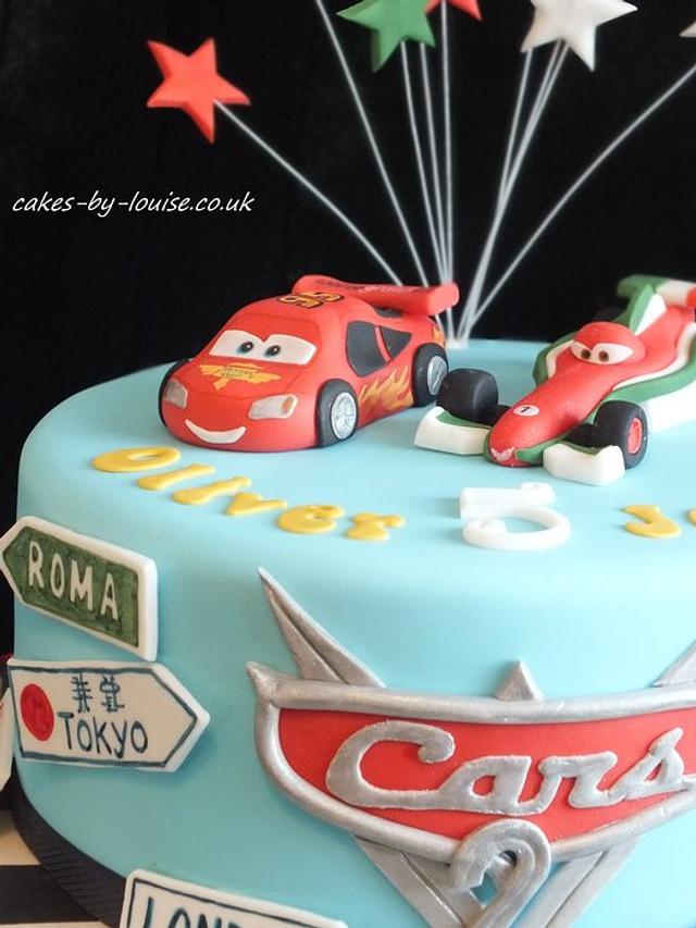 Cars 2 cake - cake by Louise Jackson Cake Design - CakesDecor