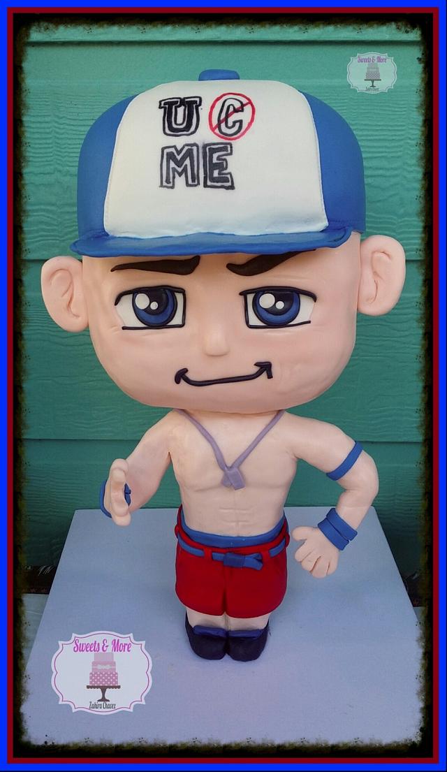 chibi john cena cake - Decorated Cake by sweetsnmore - CakesDecor