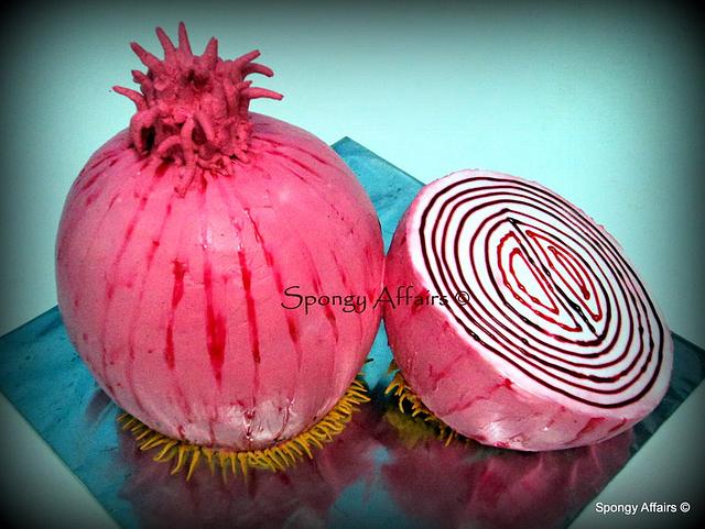 Onion Theme Cake - Cake by Meenakshi Jamadagni - CakesDecor