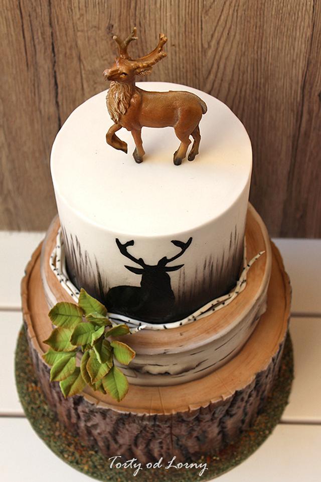 Deer Hunting birthday cake..