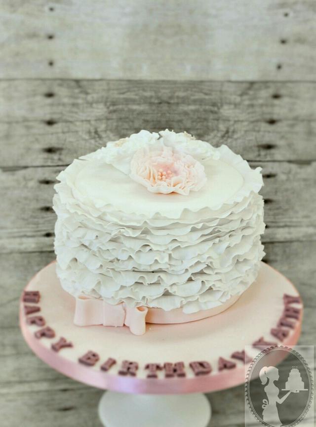 Ruffles cake - Decorated Cake by Not Your Ordinary Cakes - CakesDecor