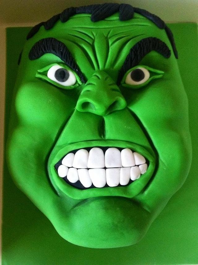 Incredible Hulk Cake - Decorated Cake by Hayleycakes1 - CakesDecor