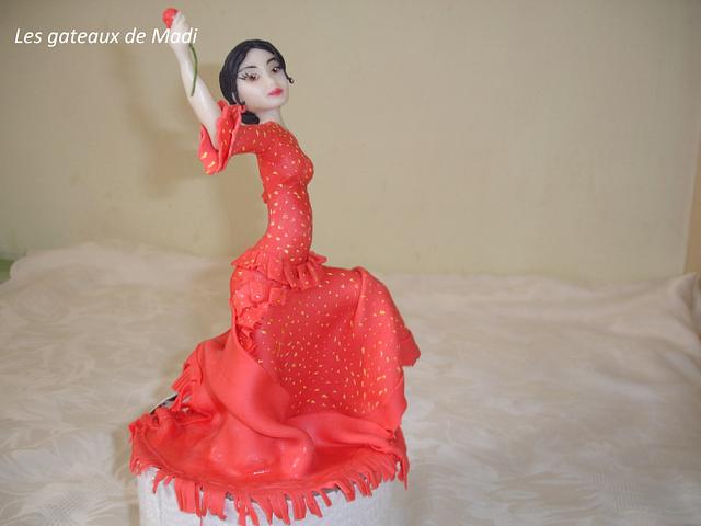 Danseuse Flamenco Cake By Ginaraicu Cakesdecor