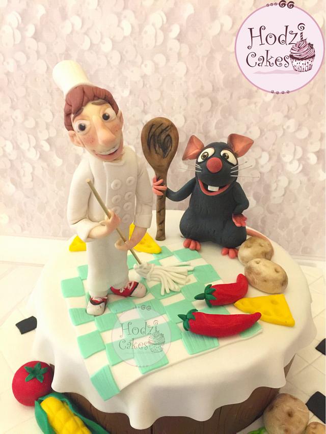 Ratatouille Cake 🐭👨‍🍳 - Cake by Hend Taha-HODZI CAKES - CakesDecor