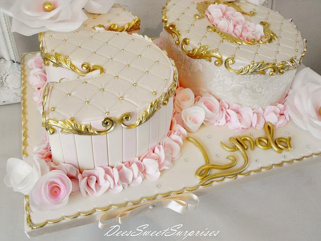 Ladies 50th birthday cake