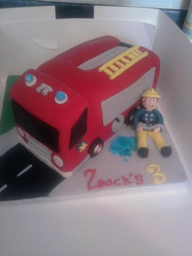 Fireman Sam Themed Cake - Decorated Cake by Jodie Stone - CakesDecor