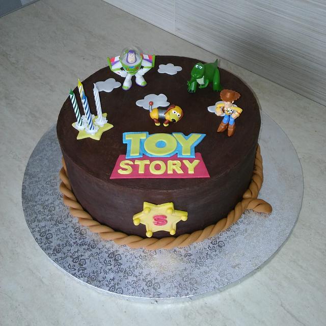Toy Story Themed 1st Birthday Cake | Butter Cream Iced cake … | Flickr