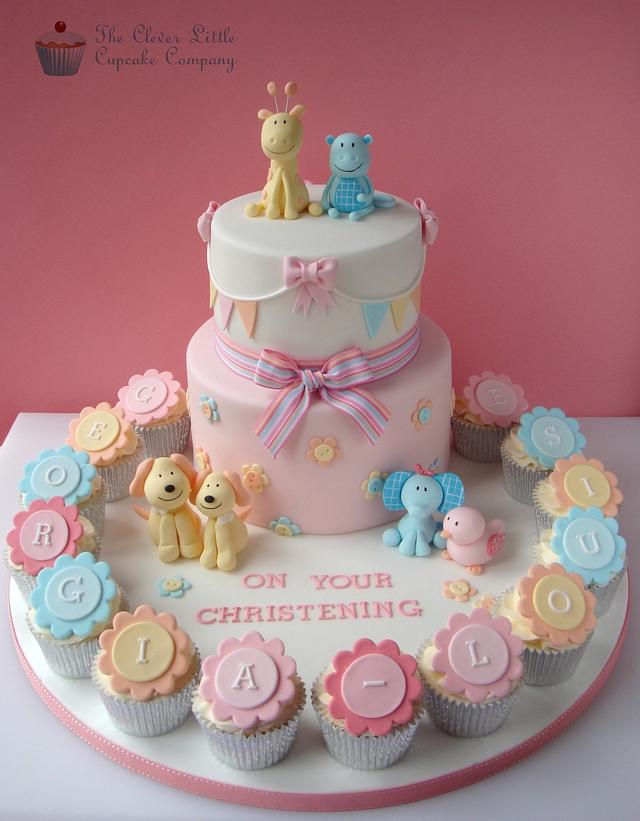 Christening Cake - Decorated Cake by Amanda’s Little Cake - CakesDecor