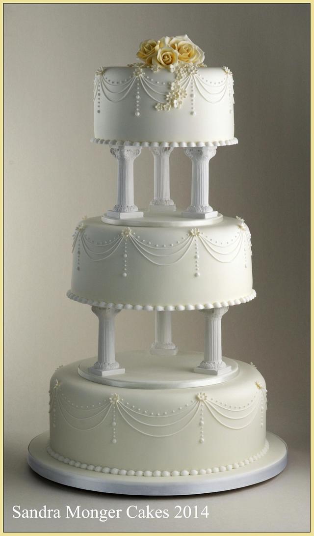 Minimalistic Traditional Wedding Cake 3 Tier | Baked by Nataleen