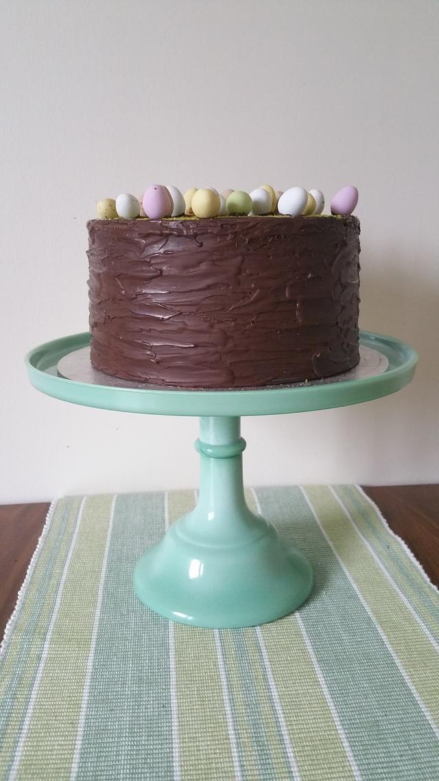 simple easter egg - cake by Style me Sweet CAKES - CakesDecor