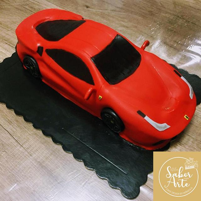 Ferrari Cake - Decorated Cake by Atelier Sabor Com Arte - CakesDecor