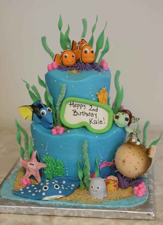 Finding Nemo - Decorated Cake by Kitti Lightfoot - CakesDecor