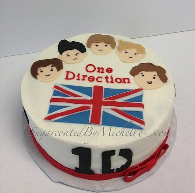 One Direction Decorated Cake By Michelle Cakesdecor 7087