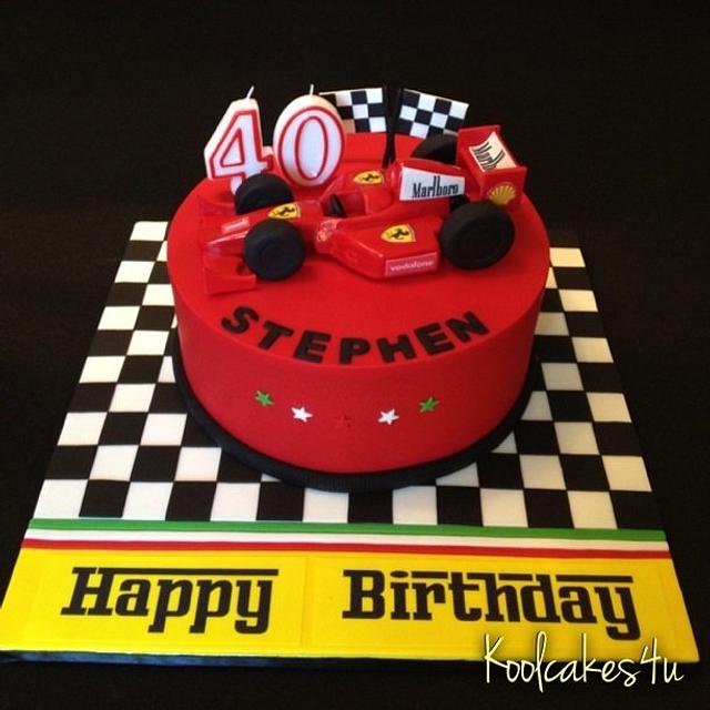 F1 Car cake - Decorated Cake by Jen C - CakesDecor