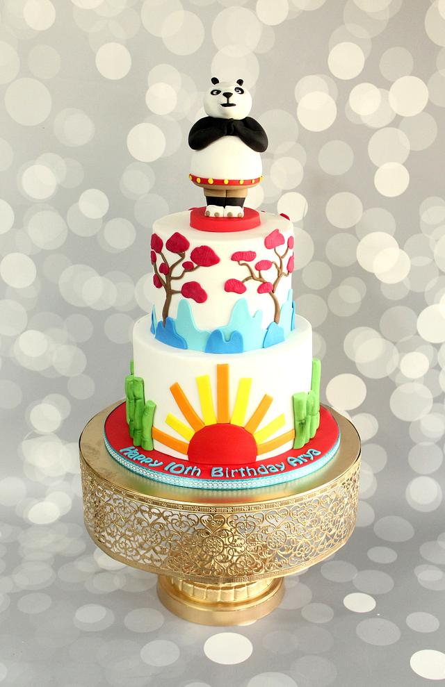 Kung Fu Panda Cake by Joonie Tan CakesDecor Kung Fu Panda Cake by Joonie Tan CakesDecor