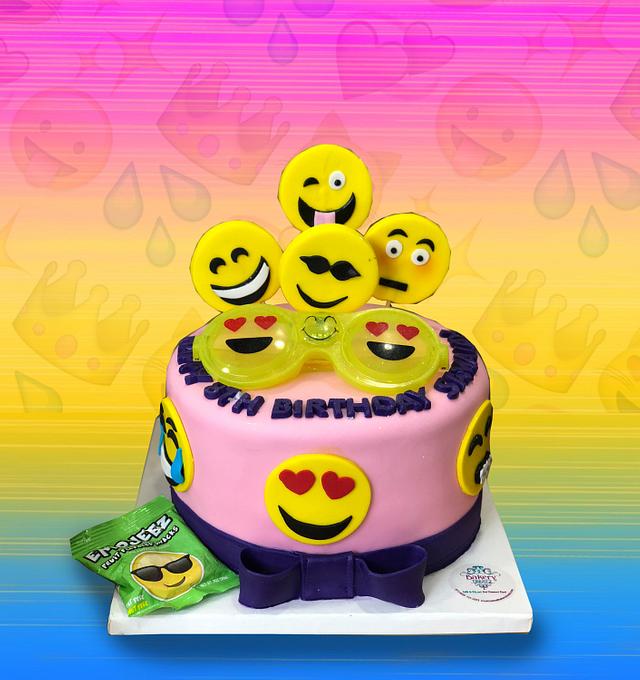 Emoji Cake - Decorated Cake by MsTreatz - CakesDecor