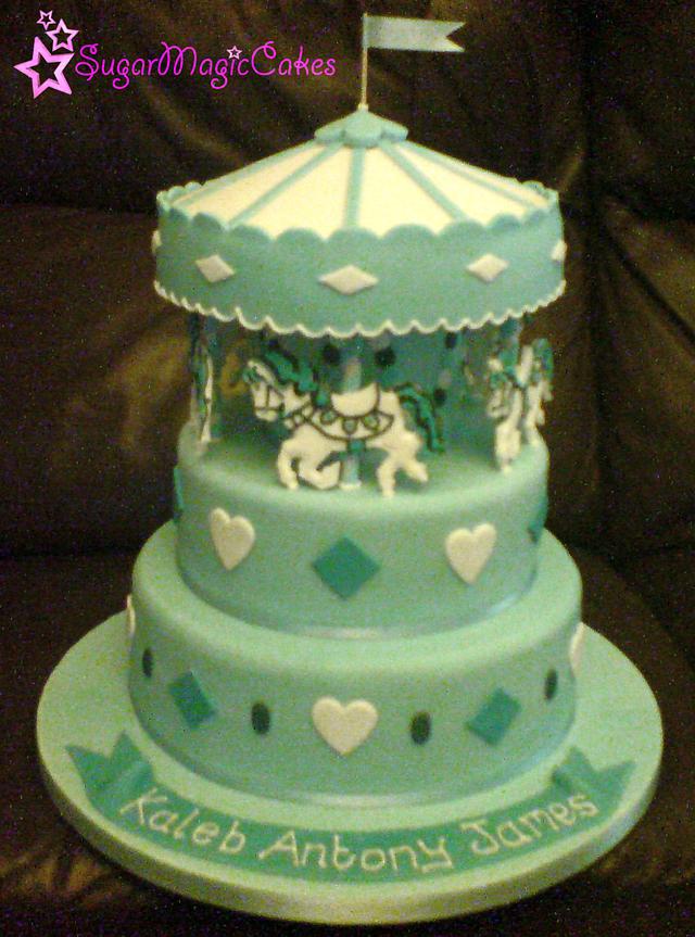 Carousel Decorated Cake by SugarMagicCakes (Christine) CakesDecor