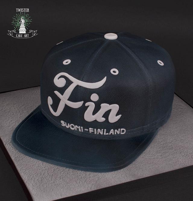 baseball cap cake