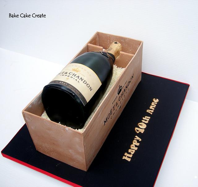 Moet & Chandon - Decorated Cake by Karen Geraghty - CakesDecor