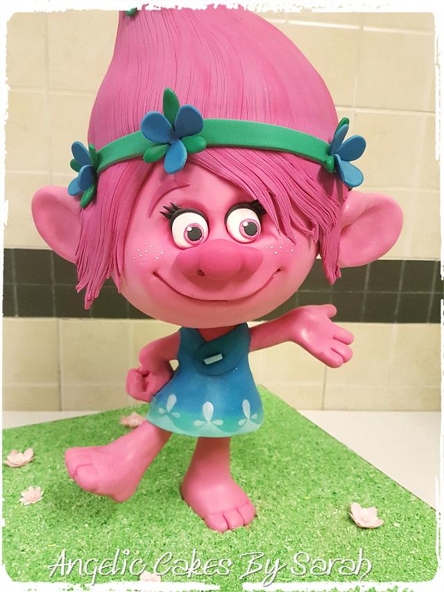 3d Poppy Trolls Cake Cake By Angelic Cakes By Sarah Cakesdecor 8025